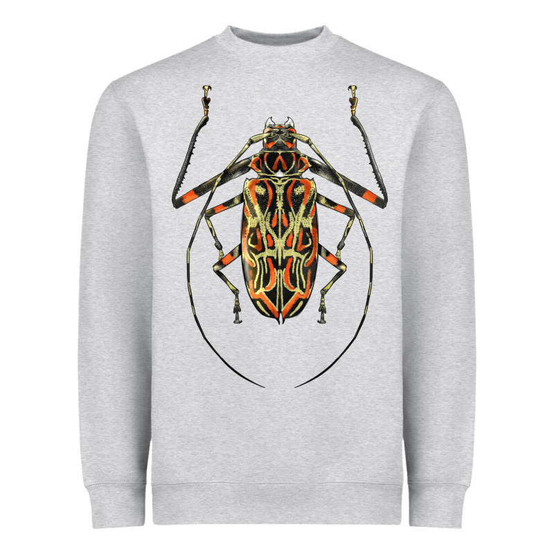 Acrocinus Beetle Illustrations Heavyweight Sweatshirt by LillyAllenDesigns | Teevron