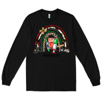 Black Christmas nurselife rainbow Long Sleeve Tee - JahusDesignShop