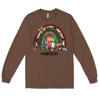 Chestnut Christmas nurselife rainbow Long Sleeve Tee - JahusDesignShop