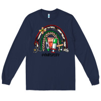 Navy Christmas nurselife rainbow Long Sleeve Tee - JahusDesignShop