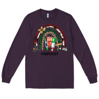 Plum Christmas nurselife rainbow Long Sleeve Tee - JahusDesignShop