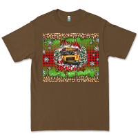 Cacao Christmas school bus Premium Tee - texasbilliewilder