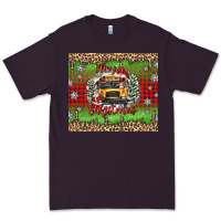 Plum Christmas school bus Premium Tee - texasbilliewilder