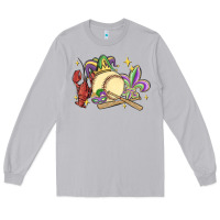 Moon Dust mardi gras baseball Long Sleeve Tee - MaliasSmallBusiness