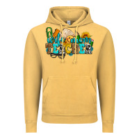 Vintage Mustard wife mom teacher with sunflowers Vintage Hoodie - AdoDesignShop