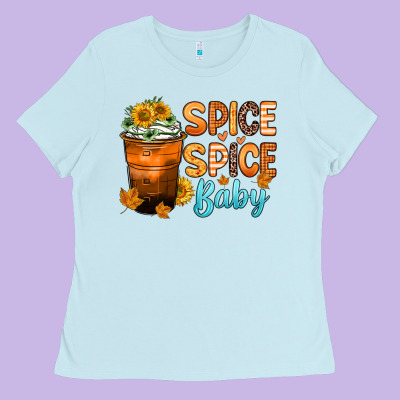 Spice Spice Baby Ladies Tee Designed By Zillion Design Studio