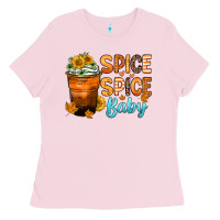 Bubblegum Pink spice spice baby Ladies Tee - Zillion Design Studio