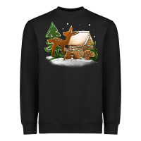 Black Christmas cookies Heavyweight Sweatshirt - Jasminsmagicworld