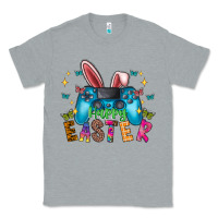 Heather Grey Happy Easter Gamer Classic Tee - CowhideDigitalArt
