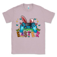Lilac Happy Easter Gamer Classic Tee - CowhideDigitalArt