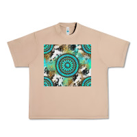Burro gemstone leopard cowhide Urban Heavy Tee - NancyCooperArtShop