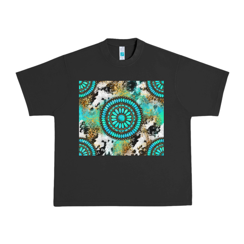 Gemstone Leopard Cowhide Urban Heavy Tee by NancyCooperArtShop | Teevron