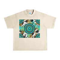 Sandshell gemstone leopard cowhide Urban Heavy Tee - NancyCooperArtShop