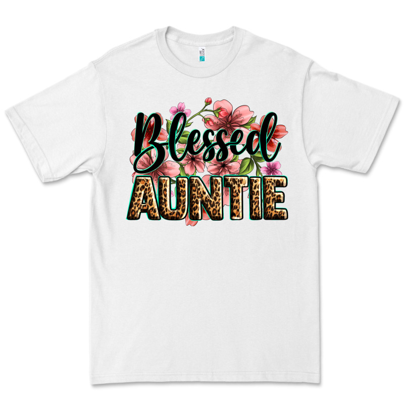 Flowers Blessed Auntie Premium Tee by Zillion Design Studio | Teevron