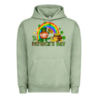 Pigment Oil Green St. Patrick's Day Elf with elements Urban Hoodie - HowdyJamesFarm
