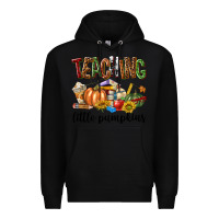Black Teaching Little Pumpkins Premium Hoodie - texasbilliewilder