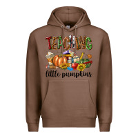 Chestnut Teaching Little Pumpkins Premium Hoodie - texasbilliewilder