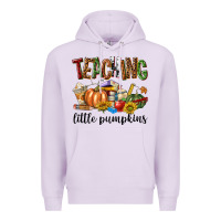 Lilac Teaching Little Pumpkins Premium Hoodie - texasbilliewilder