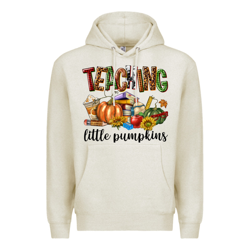 Teaching Little Pumpkins Premium Hoodie by texasbilliewilder | Teevron