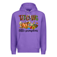 Purple Teaching Little Pumpkins Premium Hoodie - texasbilliewilder