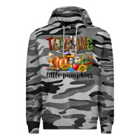 Slate Camo Teaching Little Pumpkins Premium Hoodie - texasbilliewilder