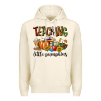 Tofu Teaching Little Pumpkins Premium Hoodie - texasbilliewilder