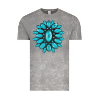 Cloud Rock turqoise gemstone Vintage Tee - AdoDesignShop