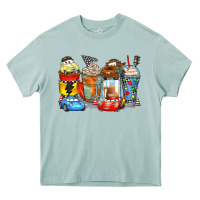 Arona cartoon characters coffee cups Heavy Core Tee - Zillion Design Studio