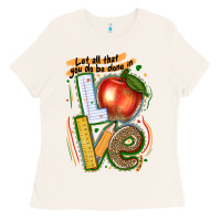 Bone let all that you do be done in love Ladies Tee - texasbilliewilder