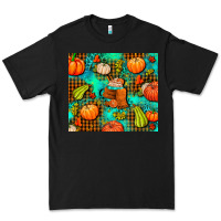 Black pumpkin spice and pumpkin Premium Tee - AdoDesignShop