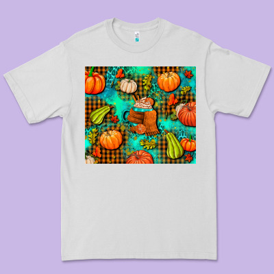 Pumpkin Spice And Pumpkin Premium Tee Designed By Adodesignshop