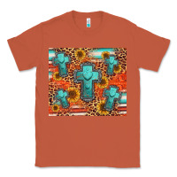 Copper turquoise cross pattern Classic Tee - Jasminsmagicworld