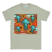 Matcha turquoise cross pattern Classic Tee - Jasminsmagicworld