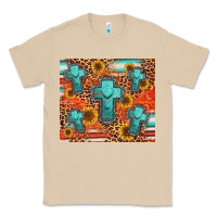 Mushroom turquoise cross pattern Classic Tee - Jasminsmagicworld