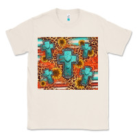Natural turquoise cross pattern Classic Tee - Jasminsmagicworld