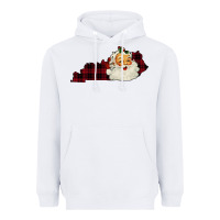 White Kentucky Santa Ho Ho Heavyweight Hoodie - Bettercallsaul