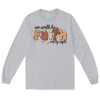 Moon Dust we walk by faith not by sight Long Sleeve Tee - MaliasSmallBusiness