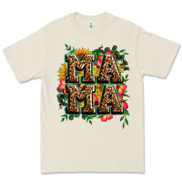 Bone floral leopard mama Premium Tee - Zillion Design Studio