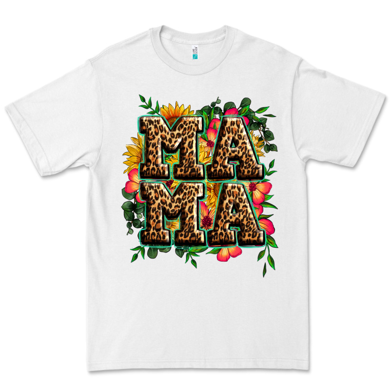 Floral Leopard Mama Premium Tee by Zillion Design Studio | Teevron