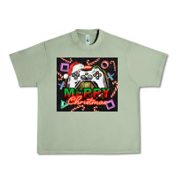 Oil Green gamer merry christmas Urban Heavy Tee - NancyCooperArtShop