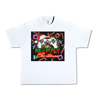 White gamer merry christmas Urban Heavy Tee - NancyCooperArtShop