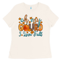 Bone oh my gourd i love fall Ladies Tee - Zillion Design Studio