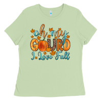 Matcha oh my gourd i love fall Ladies Tee - Zillion Design Studio