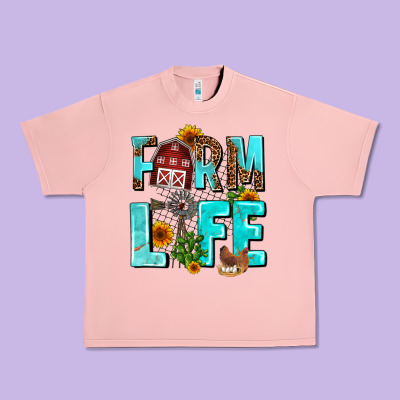 Farm Life Urban Heavy Tee Designed By Adodesignshop