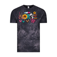Cloud Black western nurse life Vintage Tee - Artiststas