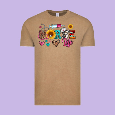 Western Nurse Life Vintage Tee Designed By Artiststas