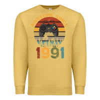 Antique Gold Awesome Since 1991 Premium Sweatshirt - Bettercallsaul