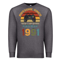 Charcoal Heather Awesome Since 1991 Premium Sweatshirt - Bettercallsaul