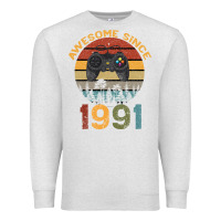Oatmeal Heather Awesome Since 1991 Premium Sweatshirt - Bettercallsaul