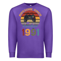 Purple Awesome Since 1991 Premium Sweatshirt - Bettercallsaul